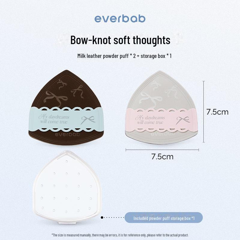 

Everbab AI Bella Бантик Мини Пальчиковая Пуховка для Пудры Тональная Основа Румяна