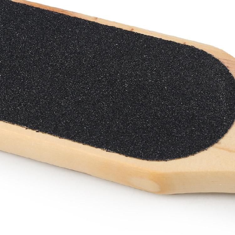 Double Sided Pine Wood Foot File Coarse Fine Grit Natural Pedicure Tool For Effective Heel Toe Exfoliation Care