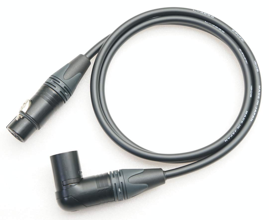 

CANARE XLR Female to XLR Male Microphone Cable L-4E6S L-Shaped (1.5m, Black) чёрный