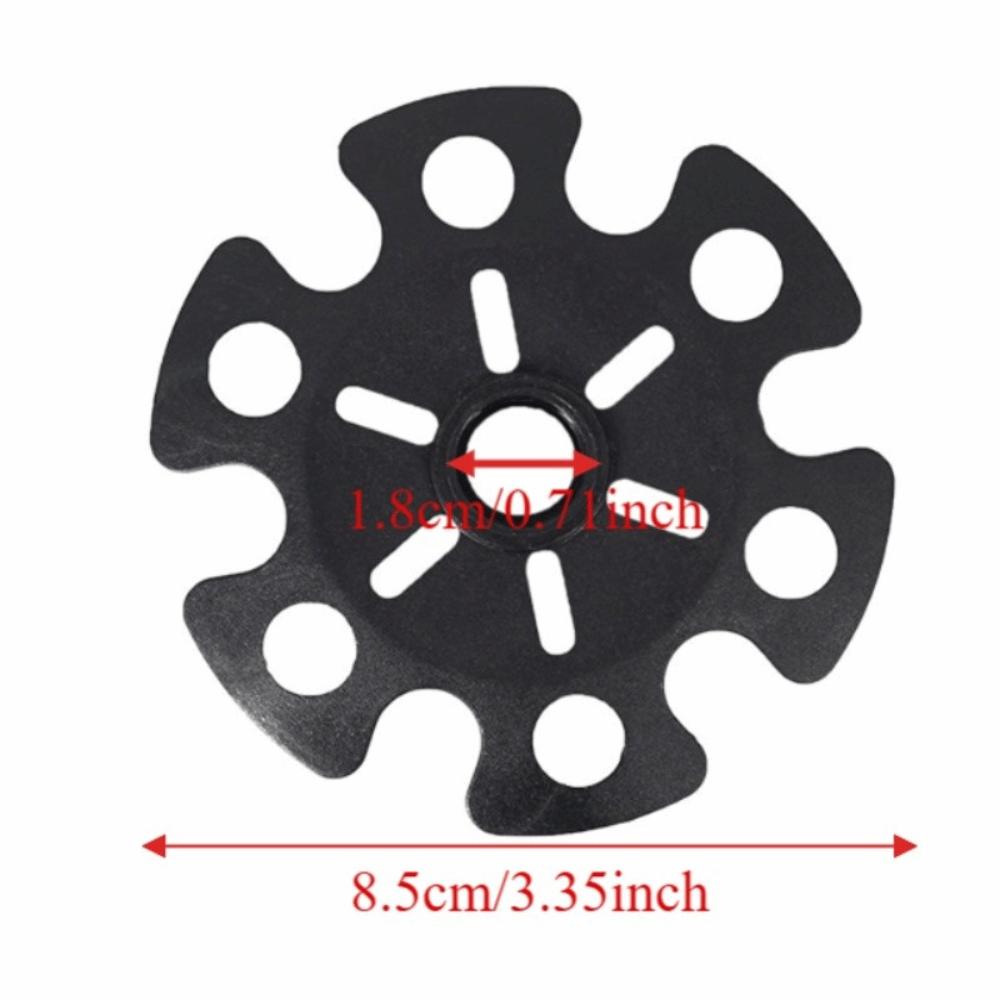 8Pcs Rubber Trekking Pole Replacement Accessory Black Walking Hiking Stick Accessory Hiking