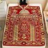 1PC Muslim Print Flannel Blanket, High Quality All Seasons, Home Decor, Warmth and Comfort, Perfect for Christmas Gifts