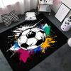 Tappeto a tema sportivo di calcio Tappetino da pavimento da calcio cartone animato per decorazione camera da letto bambini Tappeti per ampia area calcio Tappeto per soggiorno casa, Regalo