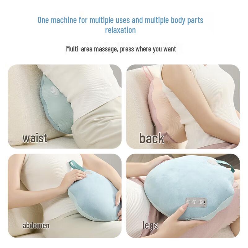 Portable Lumbar & Back Massager Cushion