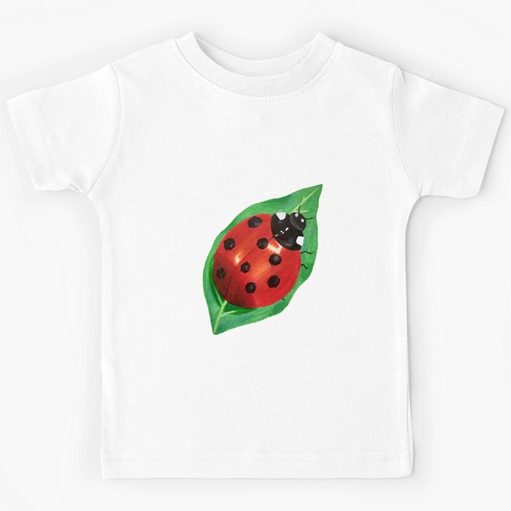 Red Ladybug Kids T-Shirt 120