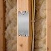 50 Pieces Galvanized Steel Cable and Pipe Protection Plate Resistant for DIY