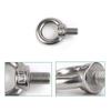YFFSFDC M6 Eye Bolts, Set of 10, Stainless Steel, for Hanging, Reinforcement, and Auxiliary Hardware, Furniture