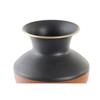 Vase décoratif - Multicouleur - Métal - 21 cm - Design moderne