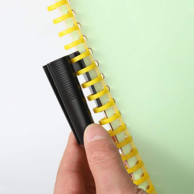 Plastový kroužkový otvírák a zavírák pro kroužkové bloky, kancelářské potřeby 10 mm