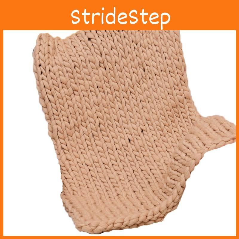 Bearaby Weaving Ultra Coarse Blanket With Solid Color Design For Household Daily