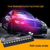 High-Power 12-LED Car Windshield Strobe Warning Light with Suction Cup