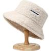Winter Warm Fleece Bucket Hat for Men Women Cold Resistant Fisherman Cap Outdoor Cold Resistant Panama Fisherman Cap Casual Cap