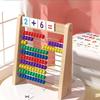 Children's Arithmetic 10-file Arithmetic Rack Pearl Arithmetic Rack Mathematics Teaching Aids Kindergarten Arithmetic Enlightenment Puzzle Counter