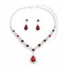Bridal Jewelry Women's Set European and American Crystal Water Drop Necklace Earrings Two-piece Set Accessories Versatile Xiaoxiangfeng 2026