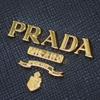 PRADA  1DH029 Wallet Chain black Safiano Women