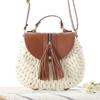 Paper Rope Messenger Bag for Beach Holidays Shoulder Fabric Crossbody Straw Bags for Women High Quality Fashion Fin Wing Pocket Bag