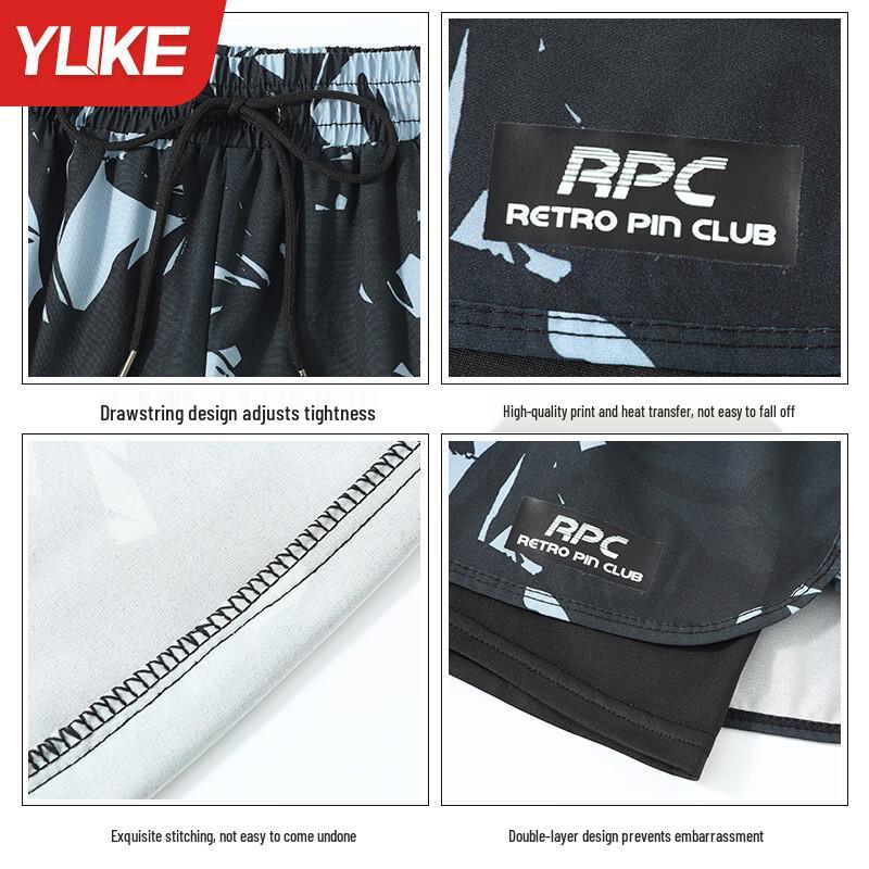 Yu Ke Men's Quick-Dry Swim Trunks