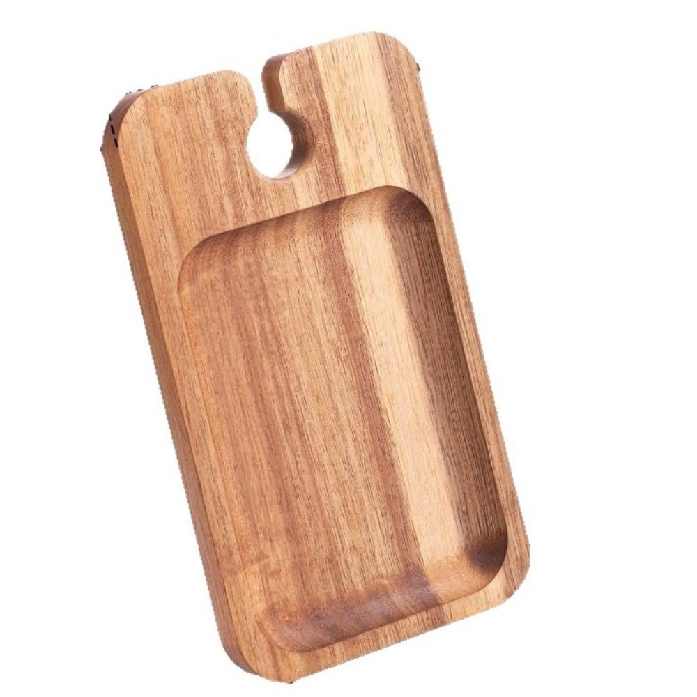 2pcs Wooden Appetizer Plates with Wine Glass Holder Holder Design Cheese Board  Social Gathering