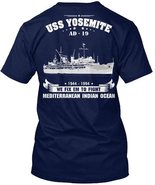 

Uss Yosemite Ad 19 TTshirt Made in the USA Size S to 5XL L