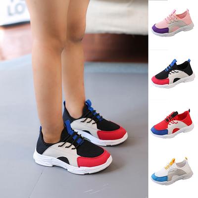 Boys Girls Sneakers Kids Sports Casual Running Breathable Mesh Athletic Shoes
