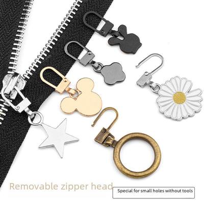 Tool-Free Metal Zipper Puller Replacement for Bags & Clothing