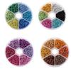 Neue 6mm Aluminiumdraht Offene Biegeringe Gemischte Farben Plastikbox DIY Dekoration Zubehör
