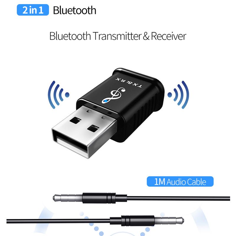 USB Bluetooth Receiver 5.0 Audio Transmitter Adapter for TV/PC