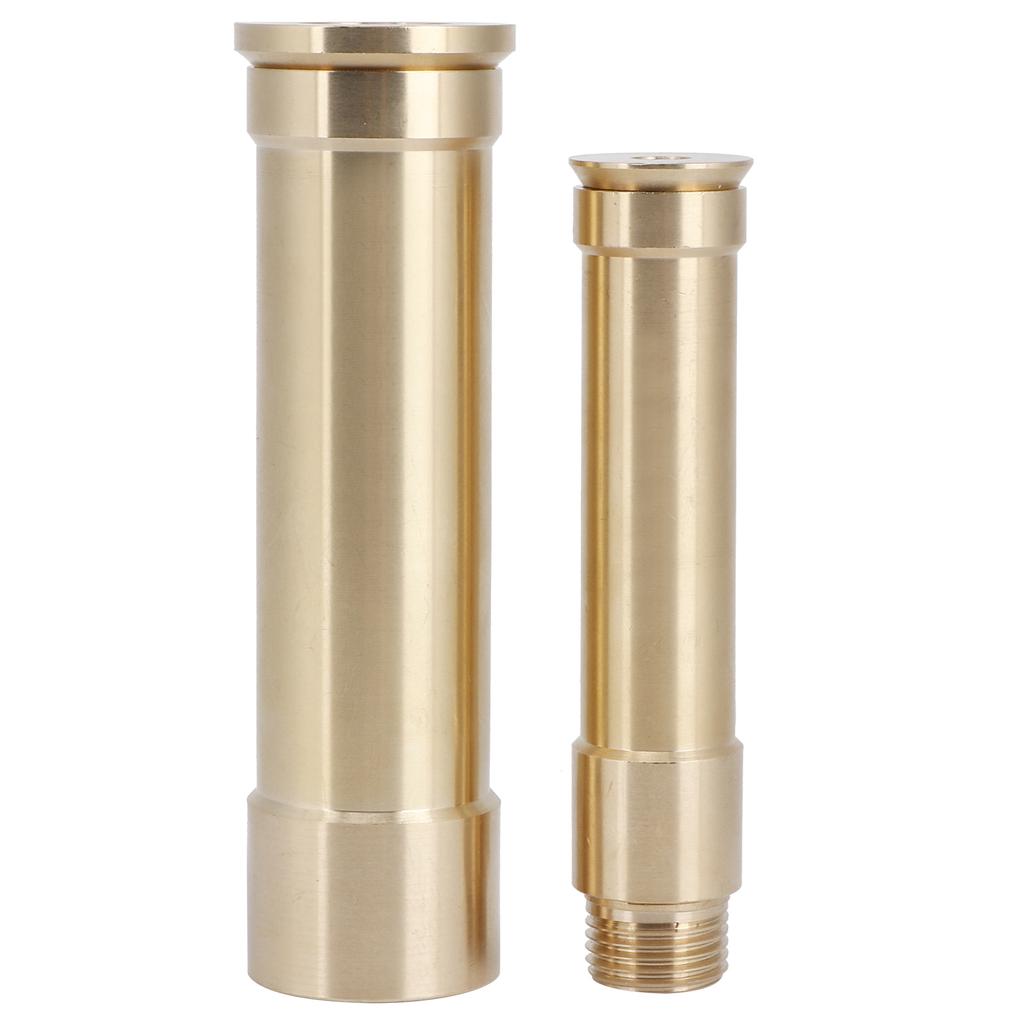 Double Layer Trumpet Type Brass Fountain Nozzles Pool Pond Spray Head for Garden Landscape1in DN25