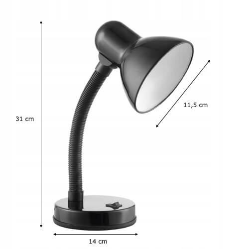 Virone Desk Lamp Fupi Desk Lamp Black Power Up To 40 W 1 Pc