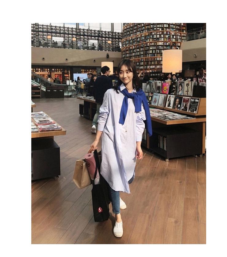 Korean-Style Striped Canvas Shoulder Bag: Women's Minimalist Professional Handbag with Large Capacity.