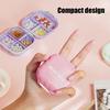 Yousheng Portable Pill Box, with 7 Compartments, Moisture-Proof Dust-Proof Medicine Organizer, for Travel Daily Use And