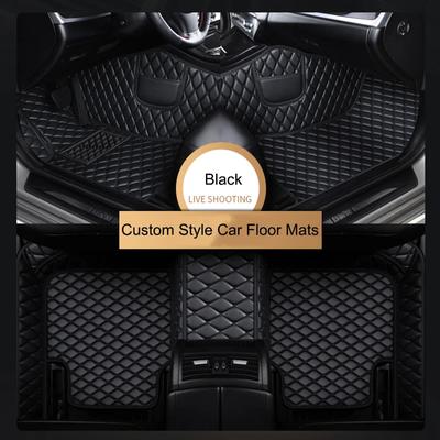 PU Leather Senior Customized Car Floor Mats for Kia K9 2013-2017 Cadenza Carnival Niro Opirus 2004-2008 Car Interior Accessories