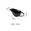 Ceramic Gravy Boats Seasoning Pot Steak Plate Black Pepper Tomato Sauce Cup Steak Sauce Pot Ceramic Steak Sauce Bucket Tableware