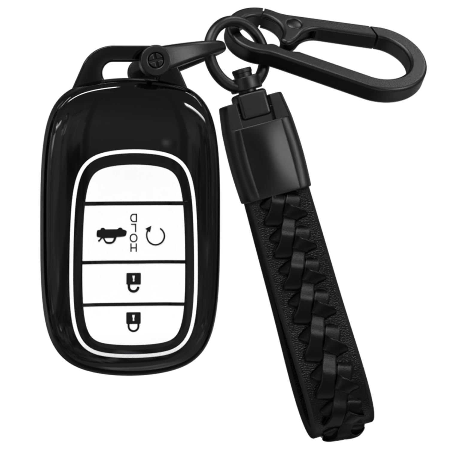 [ACEBOY] Keychain & Key Case Set for Honda Cars Compatible