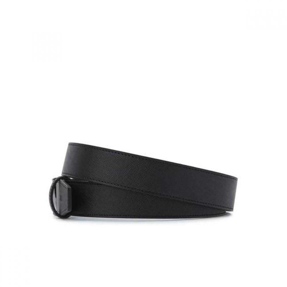 Daks Black Dd Logo Leather Automatic Belt Dbbe2f087