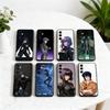 G-Ghost M-Motoko K-Kusanagi S-Shell Phone Case For Samsung Galaxy A73,A72,A71,A70,A53,A52,A51,Soft Silicone Black Cover