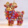 Acrylic Goat Hanging Ornament Set Shining Animal Hanging Decoration New Keychain  Bag Charms