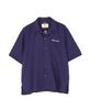 AVIREX Double Dragon Souvenir Short Sleeve Size Shirt, Men's Shirt, 2XL, 080, Purple, 783-5123013