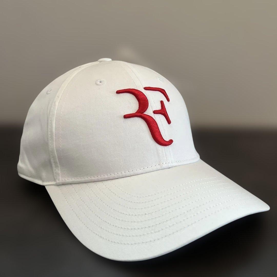 Used RF Cap WHITE Roger Federer Uniqlo Cap