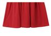 2026 Summer Women's Plus Size Red A-Line Short-Sleeve Waist-Cinched Dress