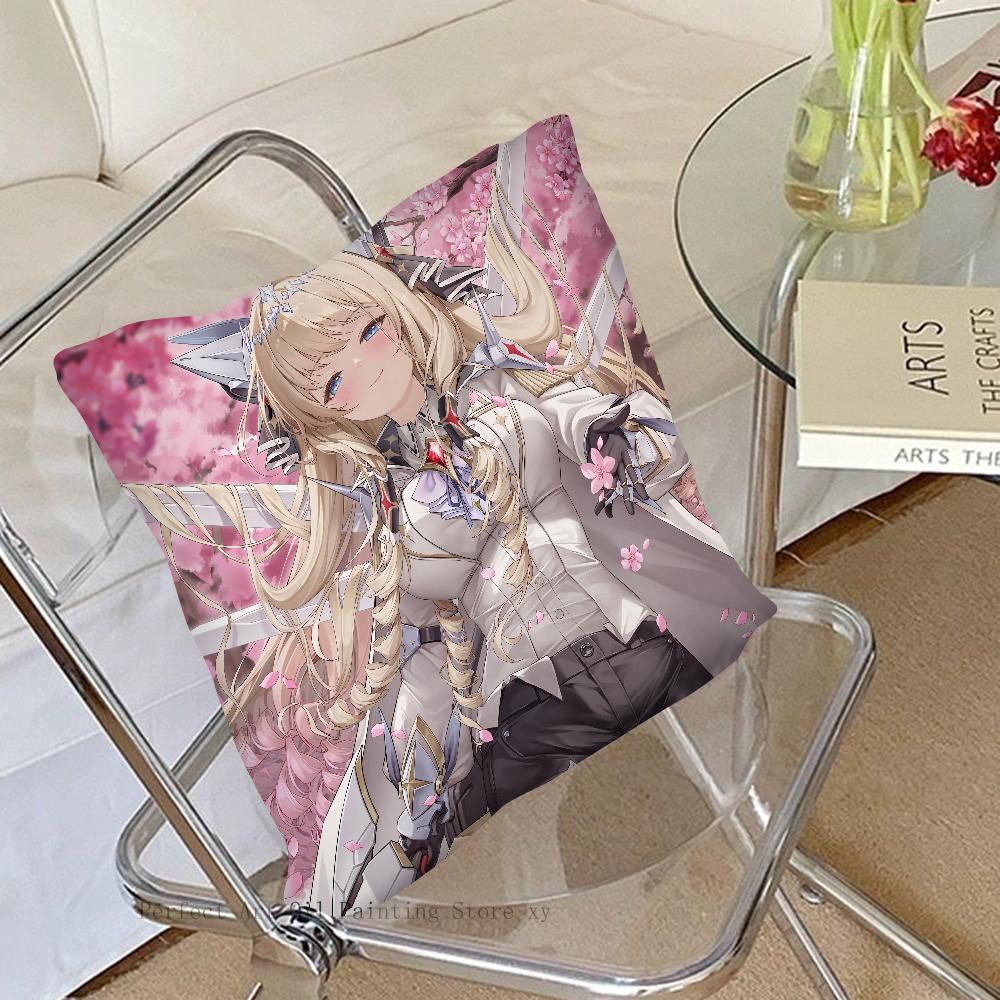 NIKKE Goddess Of Victory Spiel Kissenbezug Mode Quadratischer Kissenbezug Schlafzimmer Sofa Zimmer Ins Dekoration Freizeit Kissenbezug 40x40