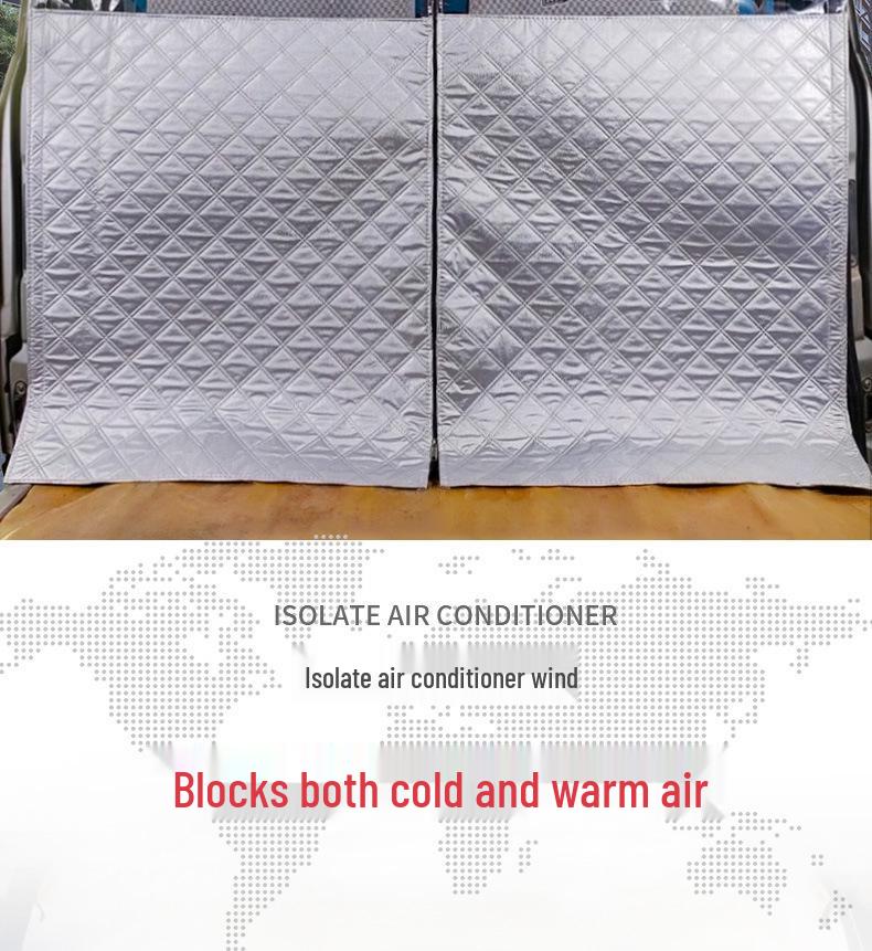 Air Conditioning Partition Curtain for Car Vans - Compatible with Wuling, Changan, Xiaokang, JAC, Jinbei, and Haise