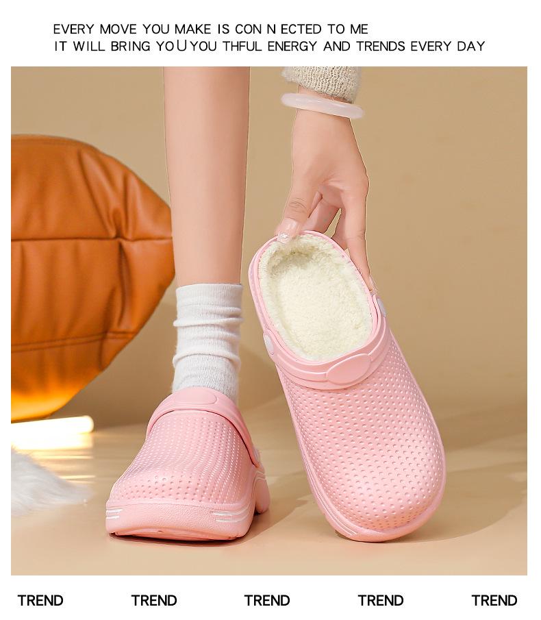 2025 Winter Warm Velvet Couple Slippers - Home & Outdoor Large Size