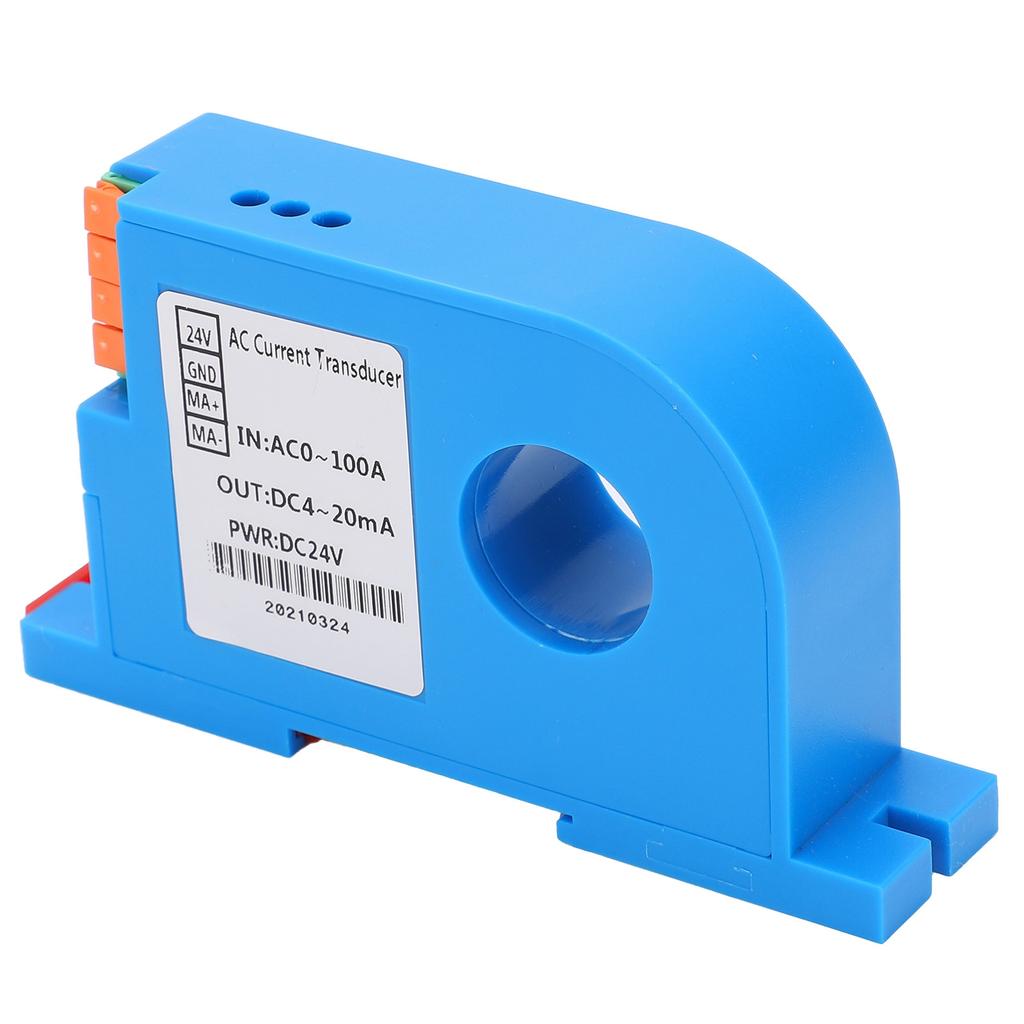 AC Current Transmitter DC4‑20mA Output Power Distribution Control Current Transformer AC0‑100A