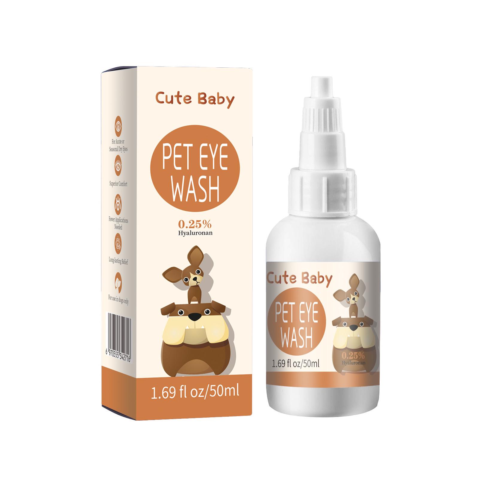 

Капли для глаз для кошек и собак - Очищают глазные выделения и слезные дорожки (50мл)