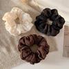 Retro French Simple Big Intestine Hair Tie for Women – Ponytail & Bun Accessory with Rubber Band Hair Ring