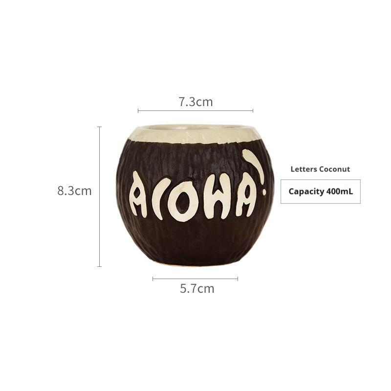 

Tiki Mugs Personalized Hawaiian Cocktail Cups for Bar Tiki Cups Creative Cups Fashion Ceramic Cups Zombie Cups Party Drinkware