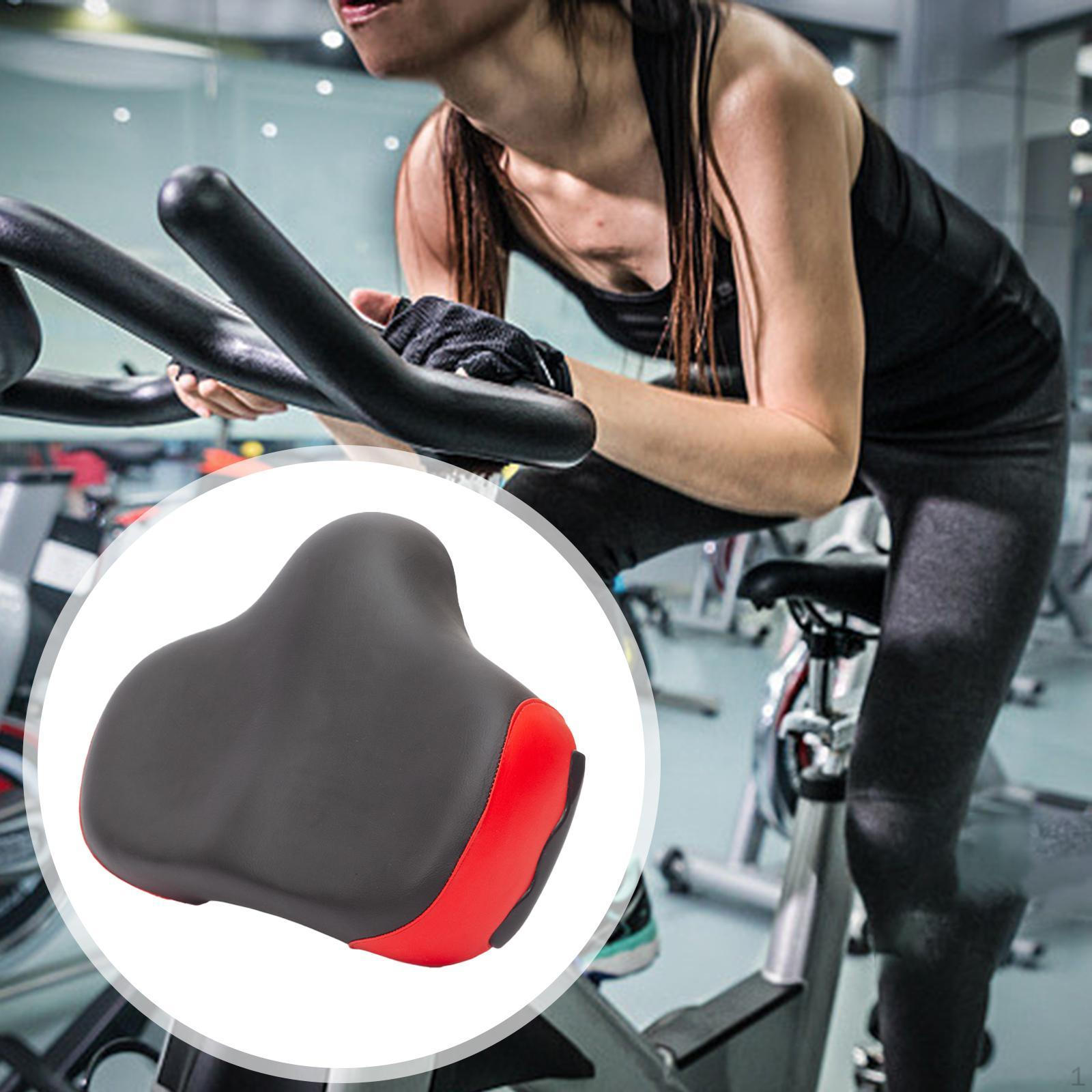 

Bike Seat Cushion Saddle Comfort Thicken Easy to Install Shock Absorption Universal червоний