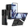 Suitable for Samsung Z Fold7 Mobile Phone Case Folding Screen Business Leather Card Bag Push Window Magnetic Suction Protection Case