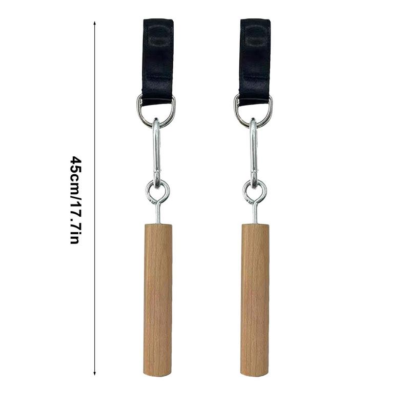 Wooden Handle Pull Up Ball Grip Finger Strengthener Exerciser Arm Muscle Strength Workout Rock Climbing Bouldering Training Tool