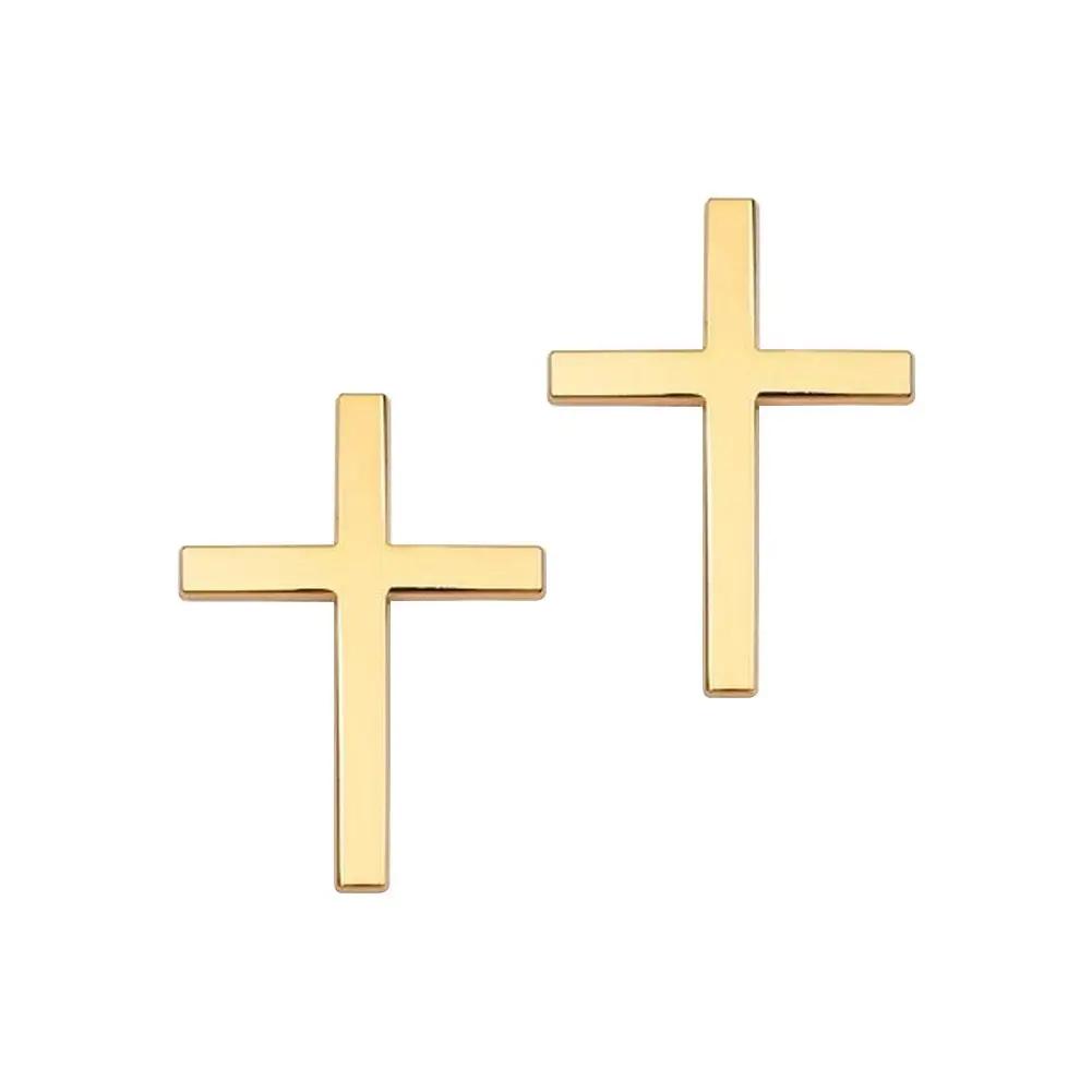1Pcs Car Styling Car 3D Metal Sticker Christian Cross Auto Body Emblem Badge Decal Car Accessories For BWM V0Y7